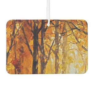 Désodorisant Pour Voiture Peinture à l'huile Abstraite forestière
