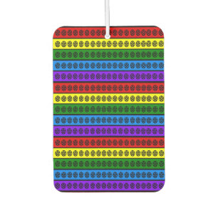 Désodorisant Pour Voiture Pentacles arc-en-ciel