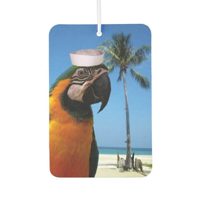 Désodorisant Pour Voiture Perroquet tropical (Devant)