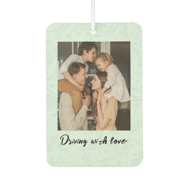 Désodorisant Pour Voiture Personalized Family Photo Car Air fresheners  (Devant)