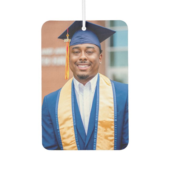 Désodorisant Pour Voiture Personalized Graduation Photo Keepsake Memory Gift (Devant)
