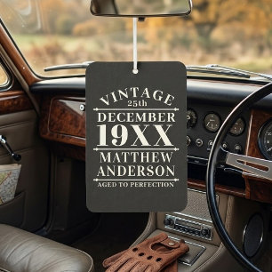 Désodorisant Pour Voiture Personnalisé Vintage Vieilli à la Perfection