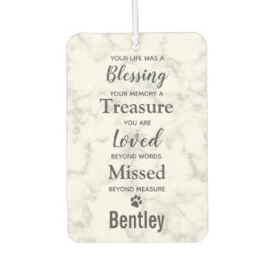 Désodorisant Pour Voiture Photo moderne Dog Pet Memorial Photo