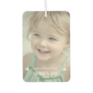Désodorisant Pour Voiture Photo personnalisé de bébé pour la 1ère fête des p