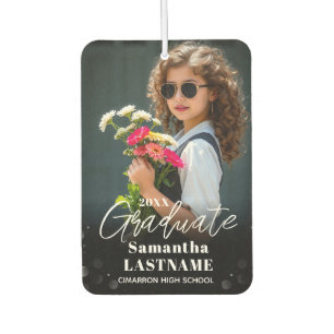 Désodorisant Pour Voiture Photo personnalisé de remise de diplômes pour seni