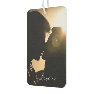 Désodorisant Pour Voiture Photo personnalisée Air Freshener avec vos photos 