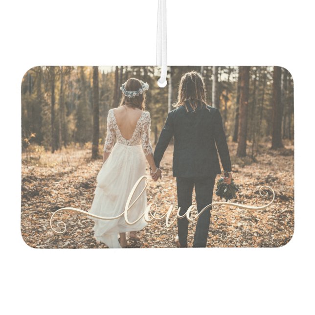 Désodorisant Pour Voiture Photo personnalisée Conception de votre propre aut (Devant)