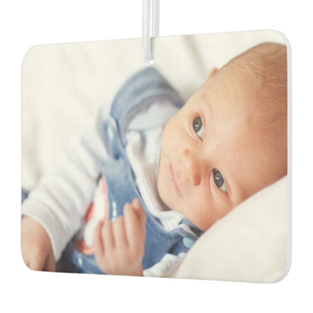 Désodorisant Pour Voiture Photo personnalisée unique (Gauche)