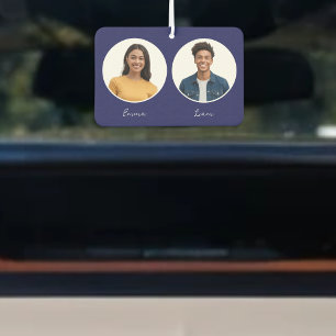 Désodorisant Pour Voiture Photos de conducteur et de partenaire Noms réversi