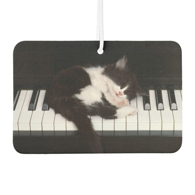 Désodorisant Pour Voiture Piano Kitten Air Freshener (Devant)