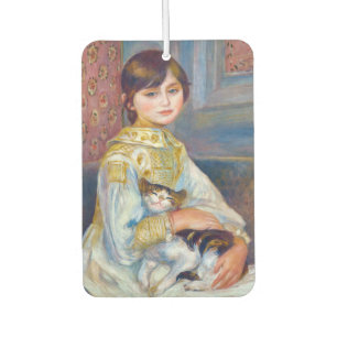 Désodorisant Pour Voiture Pierre-Auguste Renoir - Enfant avec chat