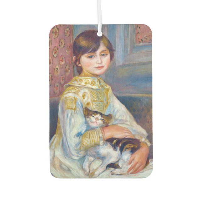 Désodorisant Pour Voiture Pierre-Auguste Renoir - Enfant avec chat (Devant)