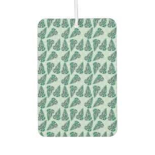 Désodorisant Pour Voiture Pine Arbre Avec Flèches Motif Vert Blanc