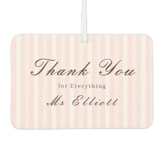 Désodorisant Pour Voiture Pink Mist - Personalised Thank You Air Freshener