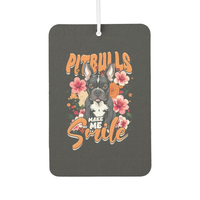 Désodorisant Pour Voiture Pitbull Pitbulls (Devant)
