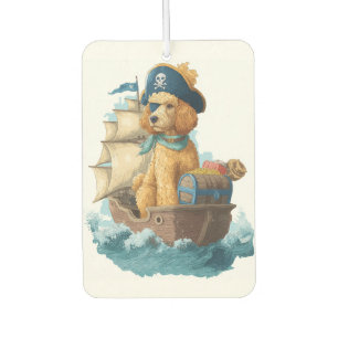 Désodorisant Pour Voiture Poodle Pirate � Drôle de chien de mer