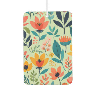 Désodorisant Pour Voiture Pop de prairie solaire minimaliste floral moderne