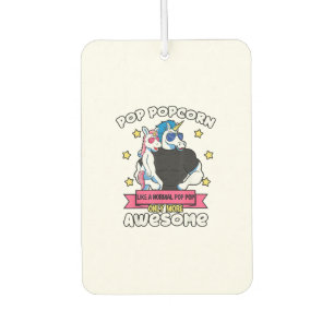 Désodorisant Pour Voiture Pop Popcorn 1 Enfant Fête des Pères Pop Pop Licorn