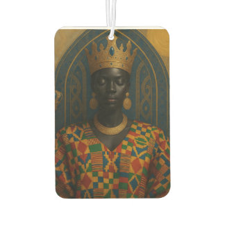 Désodorisant Pour Voiture Portrait de majestueuse reine africaine