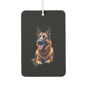 Désodorisant Pour Voiture Portrait de tête de chien berger allemand Amateur 