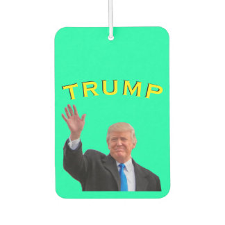 Désodorisant Pour Voiture Portrait 🇺 président Trump Portrait 🇸 😁 Wave