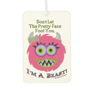 Désodorisant Pour Voiture Portrait Voiture Air Freshener - Joli visage Beast