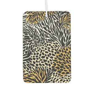 Désodorisant Pour Voiture Poster de animal mixte Zebra Leopard Tiger Impress