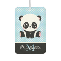 Pot Polka personnalisé Monogram Cute Panda