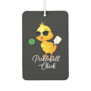 Désodorisant Pour Voiture Poulet de Pickleball Drôle Pickleball