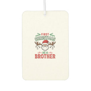 Désodorisant Pour Voiture Premier Noël en tant que frère Santa Gnome