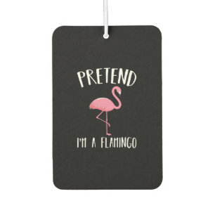 Désodorisant Pour Voiture Prétendre Que Je Suis Un Flamant rose Rose Costume
