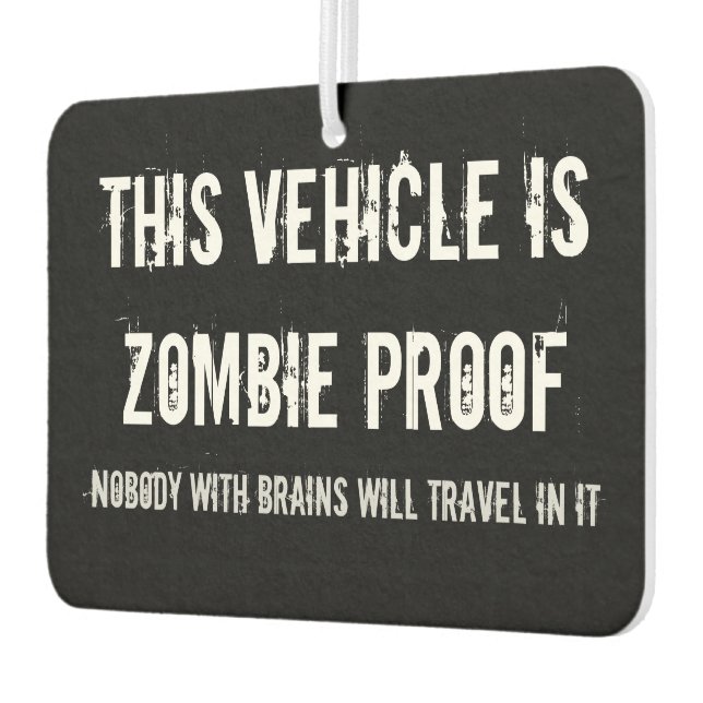 Désodorisant Pour Voiture preuve zombie (Gauche)