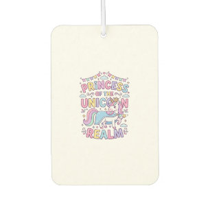 Désodorisant Pour Voiture Princesse Licorne du Royaume Licorne Charmant POD
