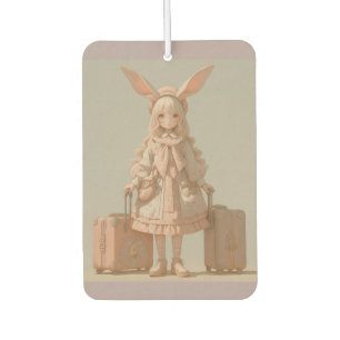 Désodorisant Pour Voiture Printemps victorien, Fille lapin