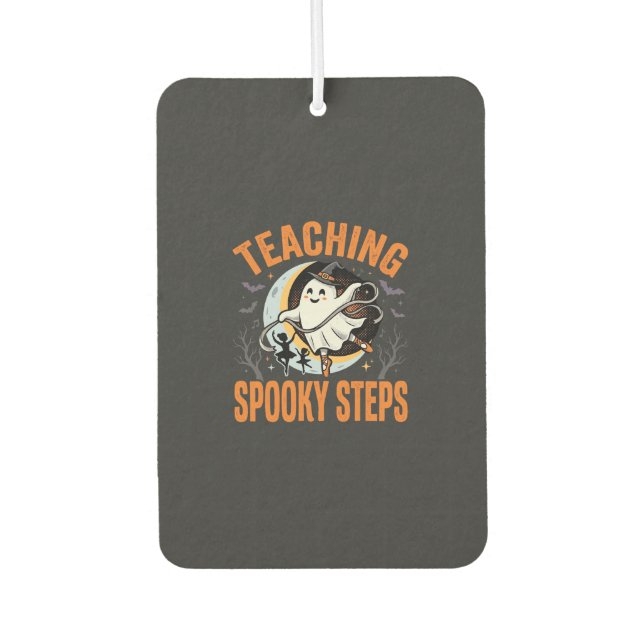 Désodorisant Pour Voiture Professeur de danse Halloween pas effrayants (Devant)