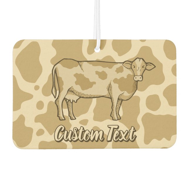 Désodorisant Pour Voiture Profil de vache Voiture Fraîcheur d'air (Devant)