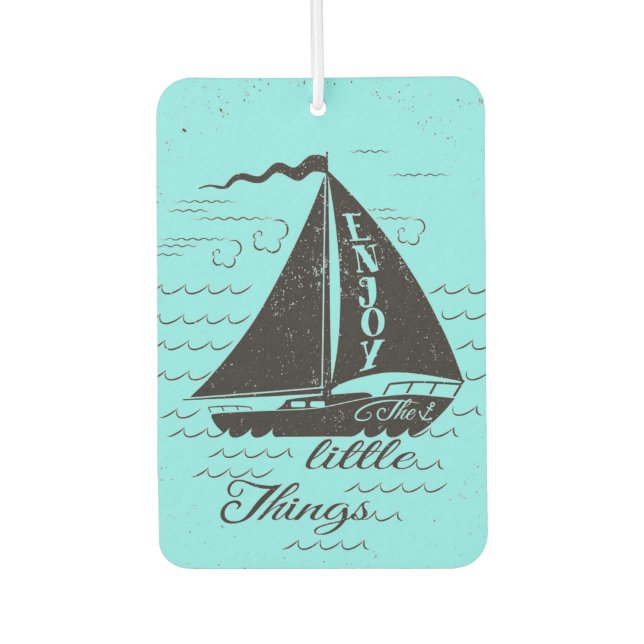 Désodorisant Pour Voiture Profitez De L'Affiche Little Things (Devant)