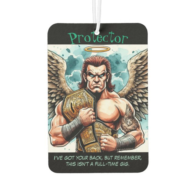 Désodorisant Pour Voiture Protector Guardian Angel Professional Wrestler (Dos)