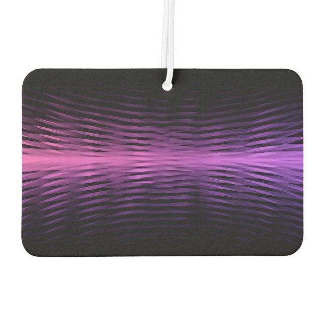 Désodorisant Pour Voiture Purple Pink Geometric Abstract Art (Dos)
