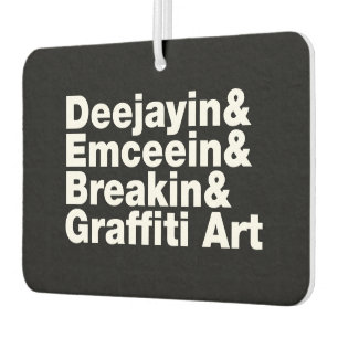 Désodorisant Pour Voiture Quatre éléments de l'Hip hop