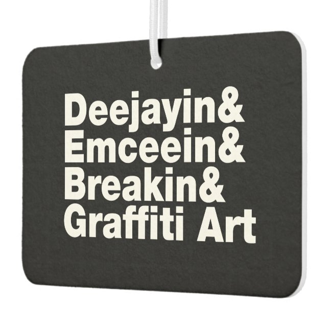 Désodorisant Pour Voiture Quatre éléments de l'Hip hop (Gauche)