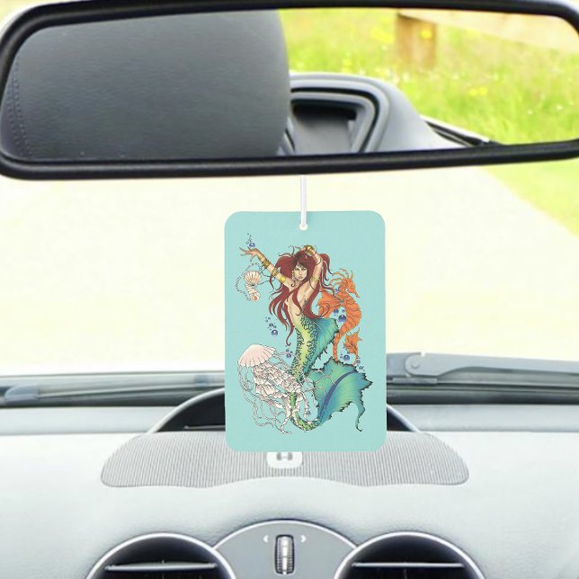 Désodorisant Pour Voiture Queue Turquoise de sirène d'Imaginaire (Créateur téléchargé)