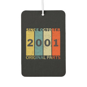 Désodorisant Pour Voiture Quota rétro de Funny Birthday 2001