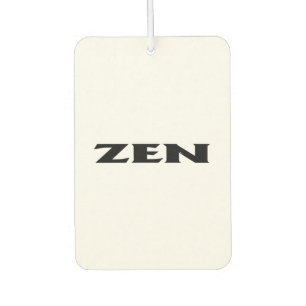 Désodorisant Pour Voiture Rafraîchiseur d'air de voiture noir Zen