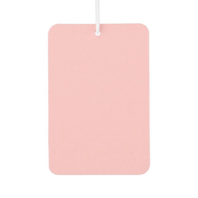 Désodorisant Pour Voiture Rafraîchissant à air rectangle rose (Devant)