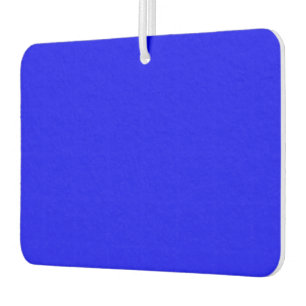Désodorisant Pour Voiture Rectangle de paysage bleu uni