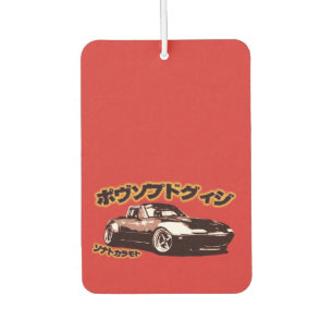 Désodorisant Pour Voiture Rectangle rouge frais d'Eunos