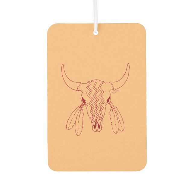 Désodorisant Pour Voiture Red Ghost Dance Buffalo ligne bronzer (Devant)