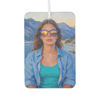 Désodorisant Pour Voiture Reflets du coucher de soleil méditerranéen – Moder