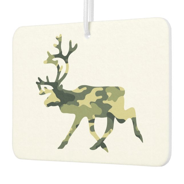 Désodorisant Pour Voiture Reindeer / Caribou Woodland Camouflage / Camo (Gauche)